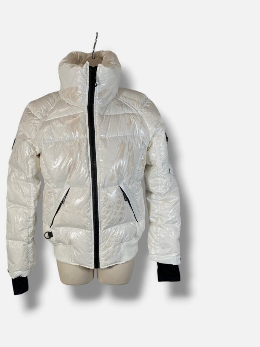 SAM Women's White Freestyle Down Jacket Size M